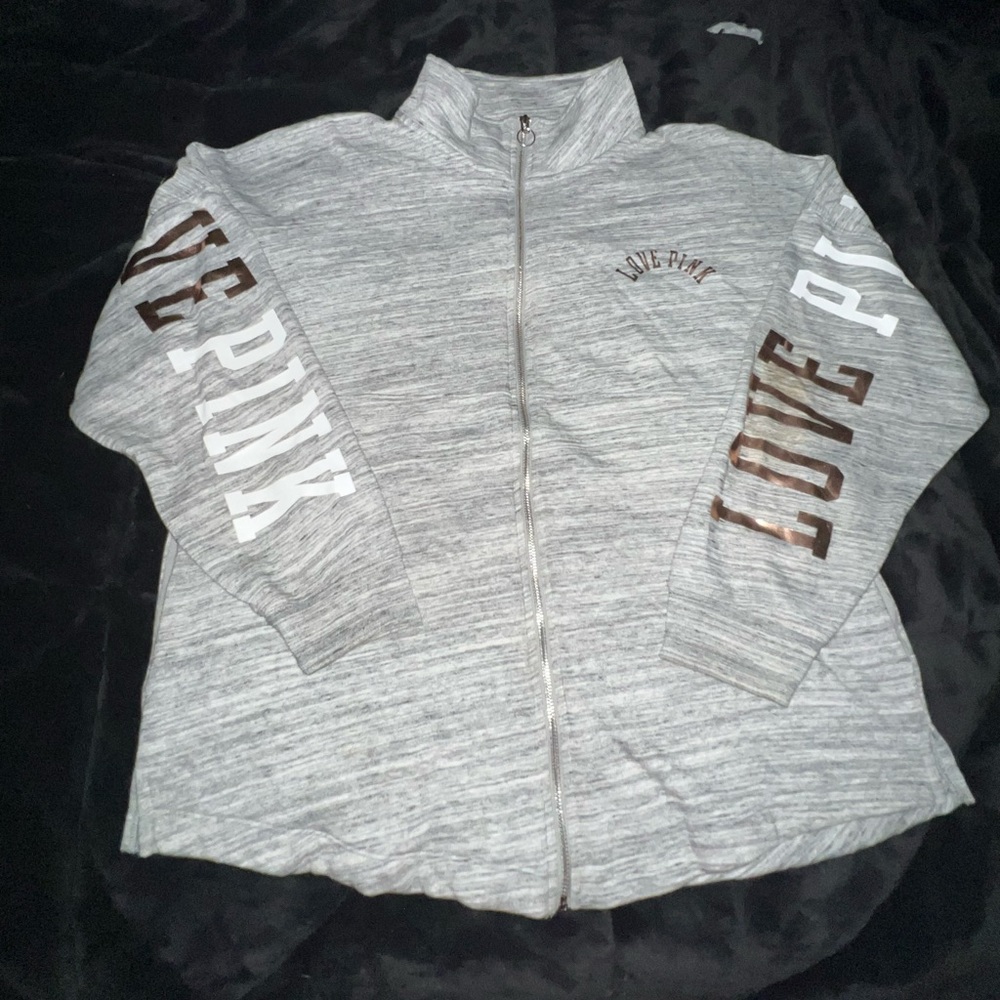 PINK varsity jacket